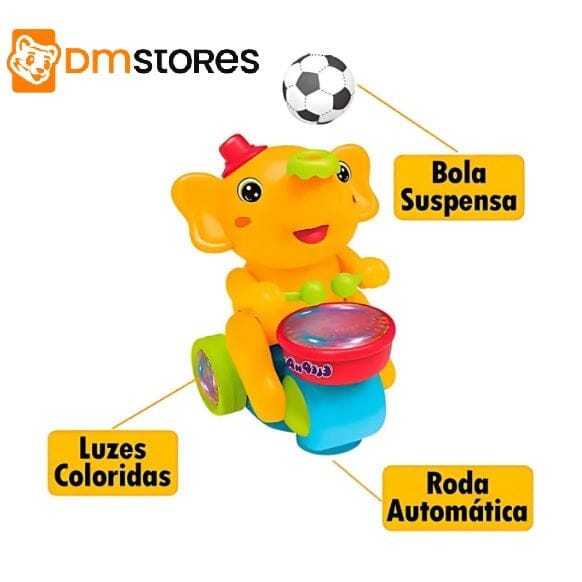 Brinquedo Musical Elefante Mágico - Interativo