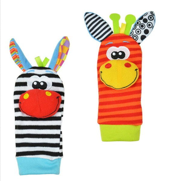Chocalhinhos Sensorial Baby – Pulseiras + Meias