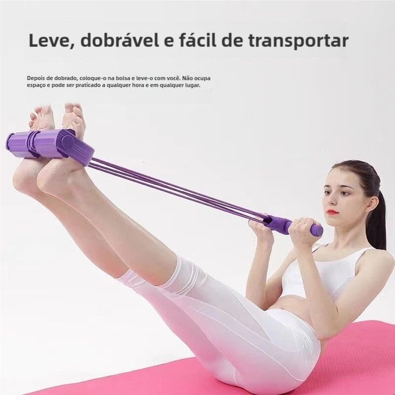 Elástico de Treino Caseiro - 250+ Variações de Treinos