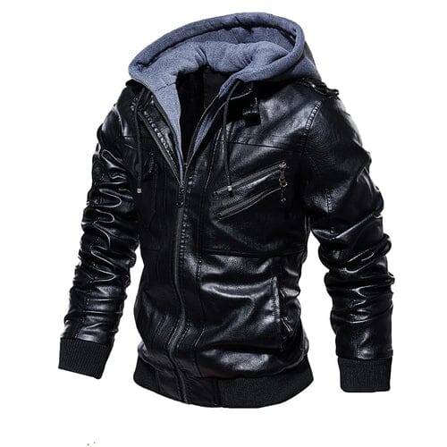 Jaqueta Masculina de Couro – Jones Dutton + Brinde Kit Frio