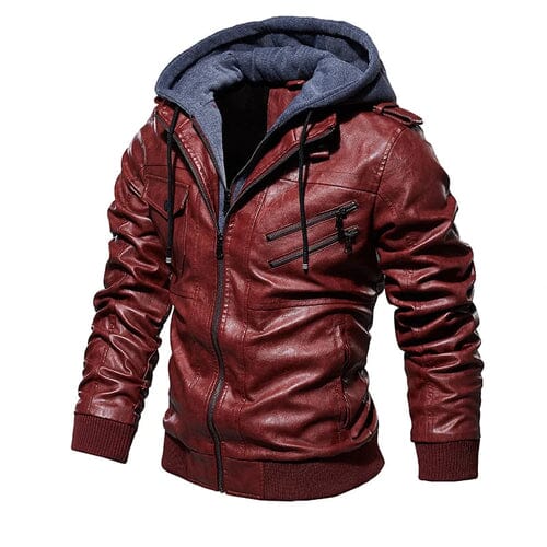Jaqueta Masculina de Couro – Jones Dutton + Brinde Kit Frio