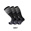 Meias de Compressão ConfortLife Plus Size (Kit 3 Pares)